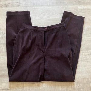 Brown Velvet Slacks